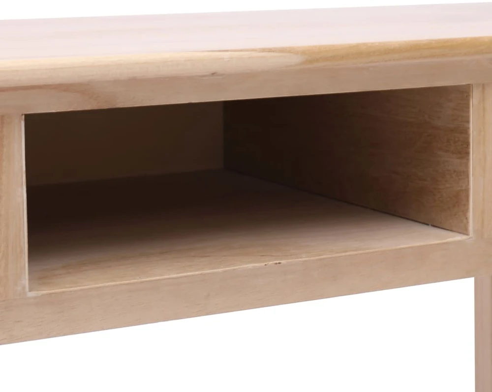 Rašomasis stalas, natūralios spalvos, 110x45x76 cm, mediena