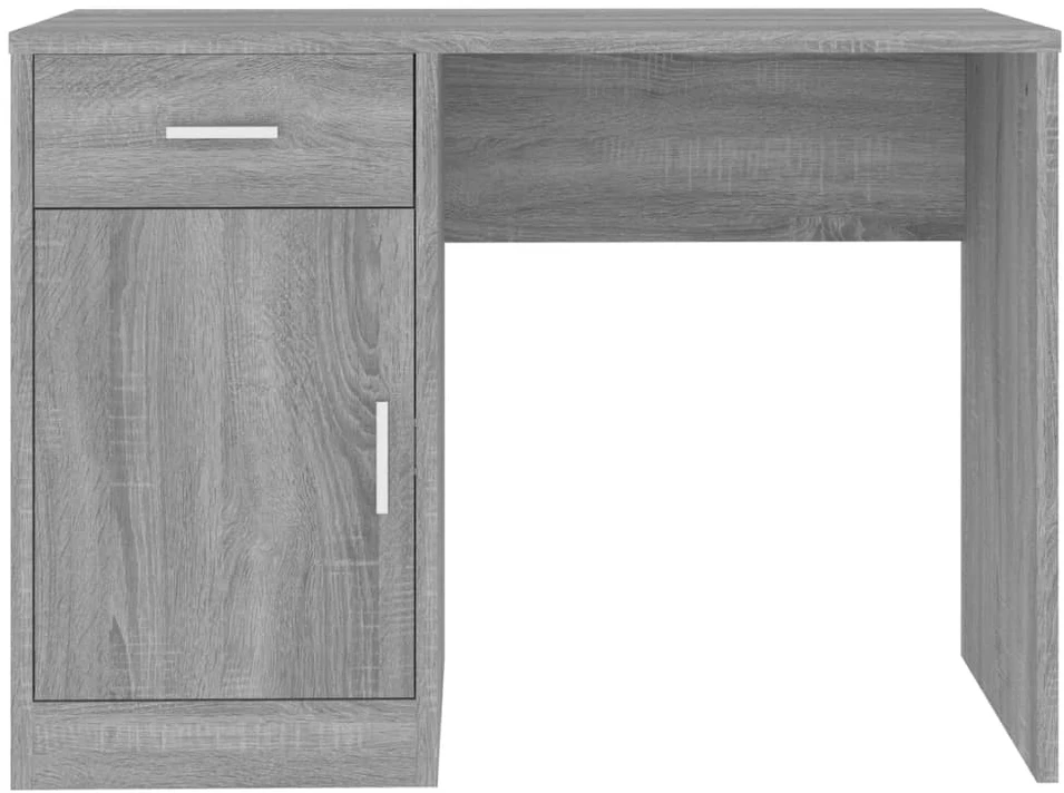 Rašomasis stalas, pilkas ąžuolo, 100x40x73cm, mediena