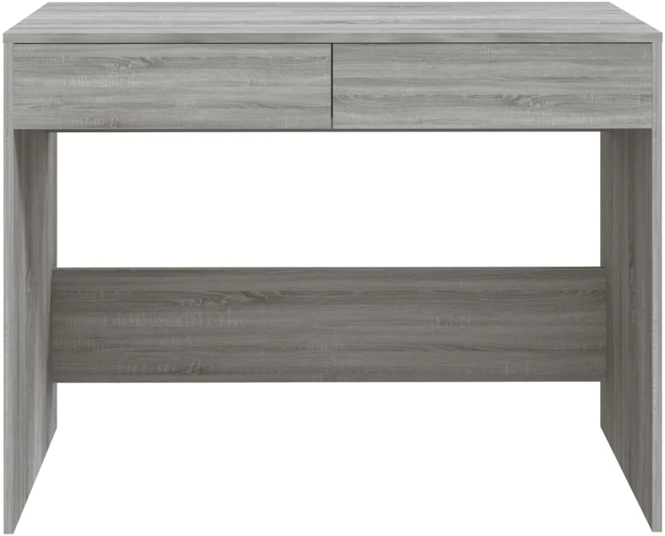 Rašomasis stalas, pilkas ąžuolo, 101x50x76,5cm, mediena