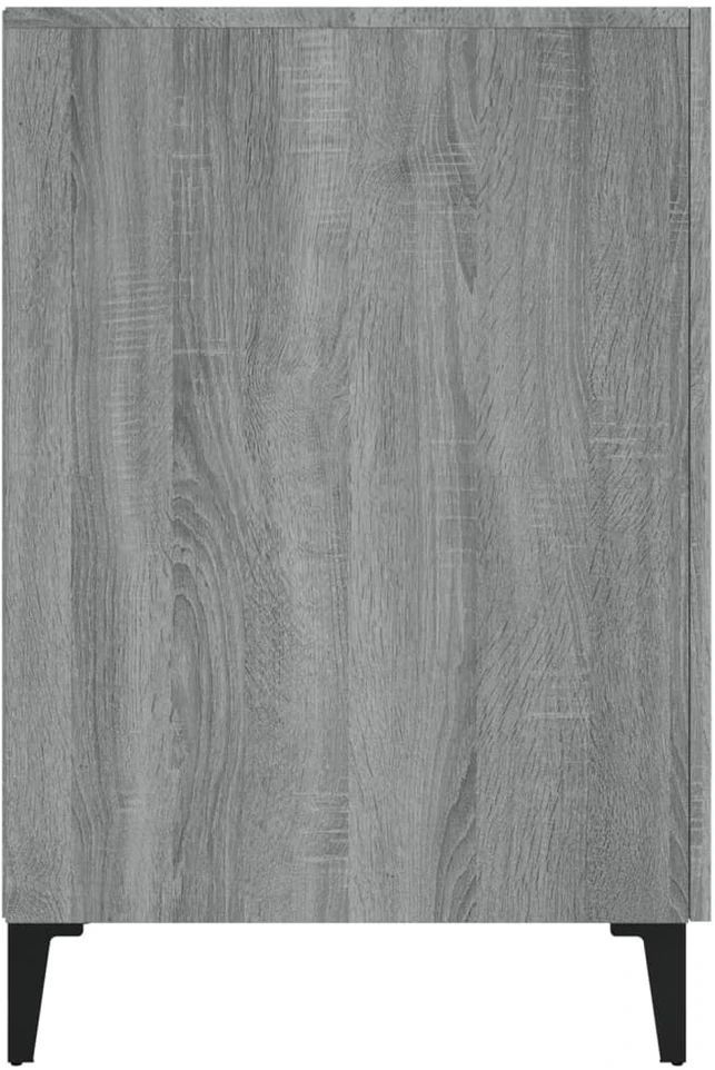 Rašomasis stalas, pilkas ąžuolo, 140x50x75cm, apdirbta mediena