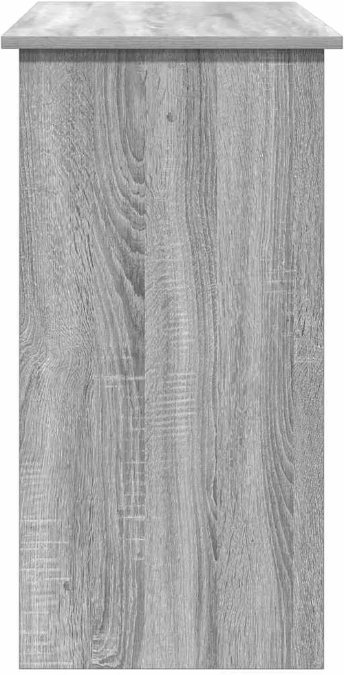 Rašomasis stalas, pilkos ąžuolo spalvos, 80x40x75cm, mediena