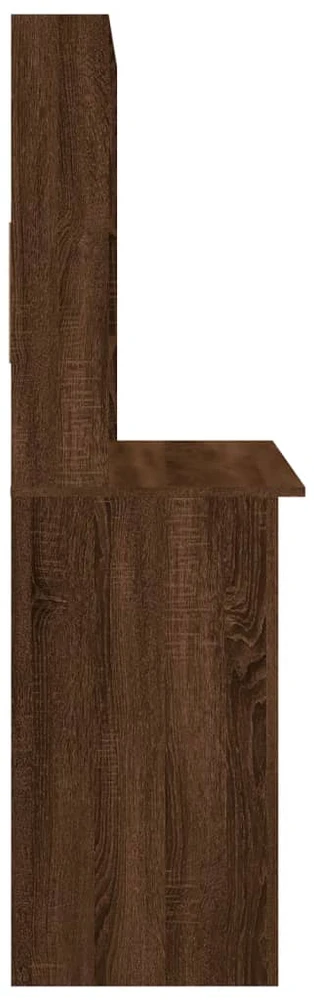 Rašomasis stalas, rudas ąžuolo, 102x45x148cm, mediena