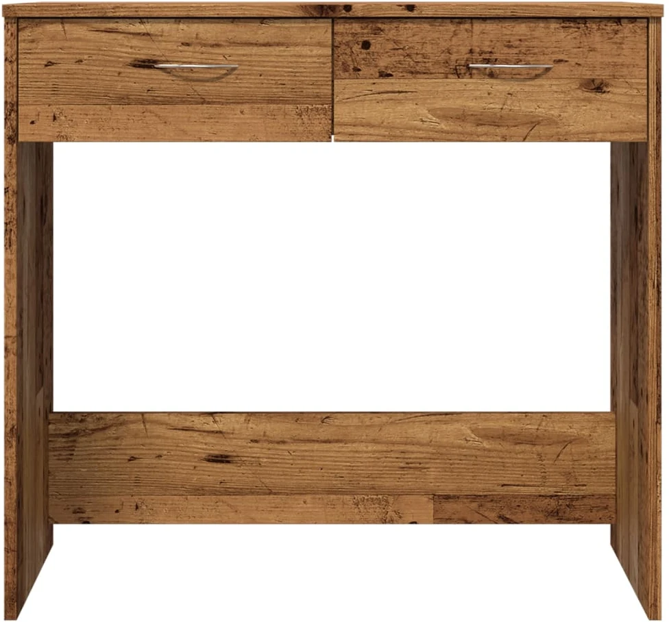 Rašomasis stalas, sendintos medienos spalvos, 80x40x75cm, MDP