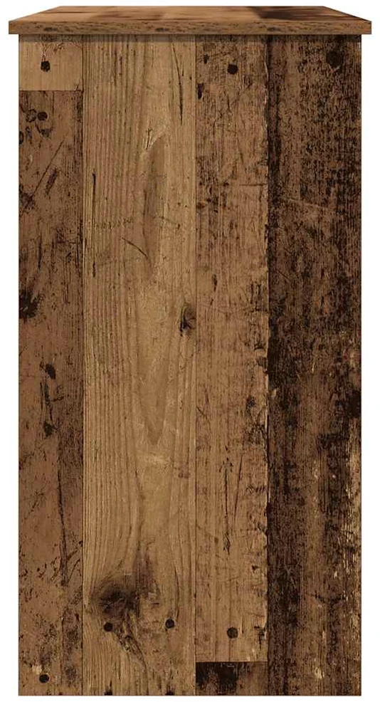 Rašomasis stalas, sendintos medienos spalvos, 80x40x75cm, MDP
