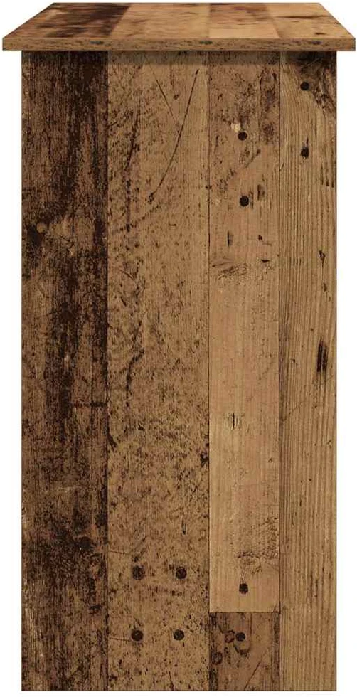 Rašomasis stalas, sendintos medienos spalvos, 80x40x75cm, MDP
