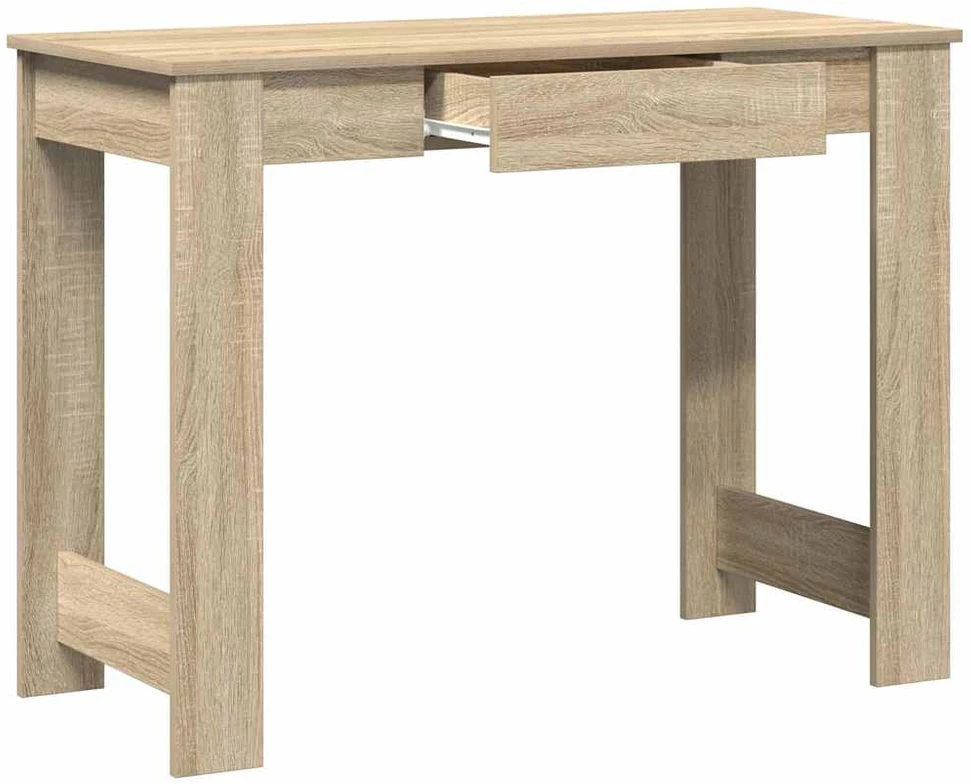 Rašomasis stalas, sonoma ąžuolo, 100x45x75cm, apdirbta mediena