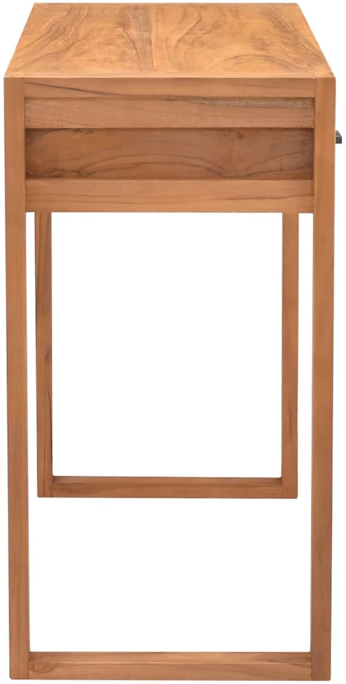 Rašomasis stalas su 2 stalčiais, 100x40x75cm, tikmedis