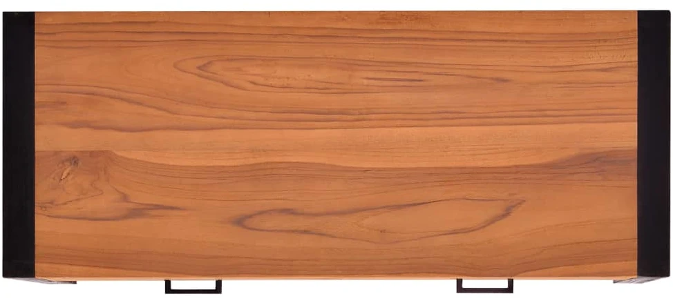 Rašomasis stalas su 2 stalčiais, 100x40x75cm, tikmedis