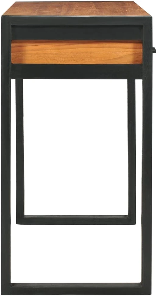 Rašomasis stalas su 2 stalčiais, 100x40x75cm, tikmedis