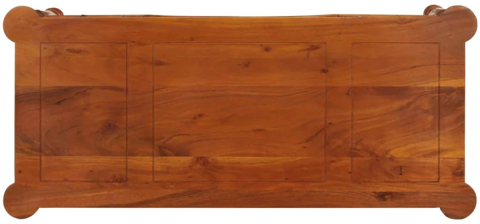 Rašomasis stalas su stalčiais, 110x50x76cm, akacijos masyvas