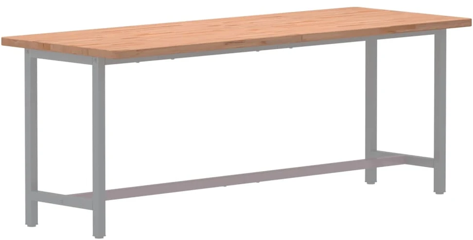 Darbastalio stalviršis, 150x55x2,5cm, bukmedžio masyvas