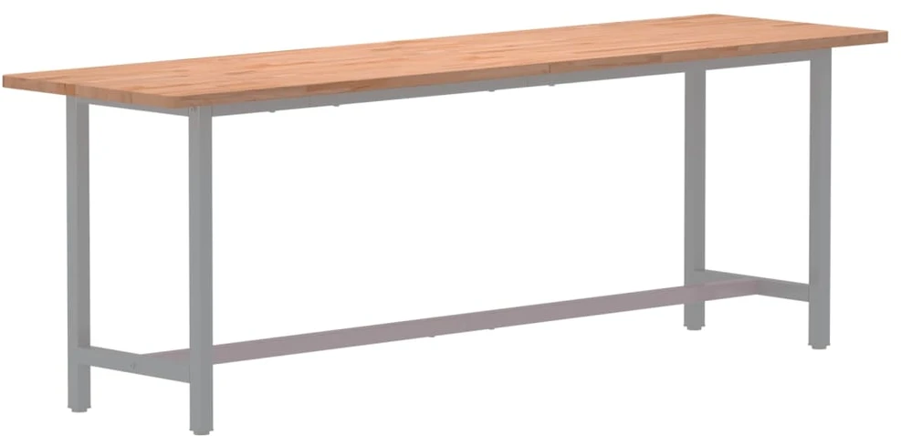 Darbastalio stalviršis, 200x55x2,5cm, bukmedžio masyvas