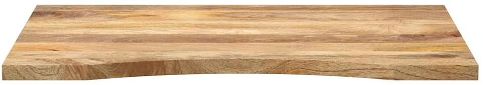 Rašomojo stalo stalviršis su linkiu, 100x60x2,5cm, mango