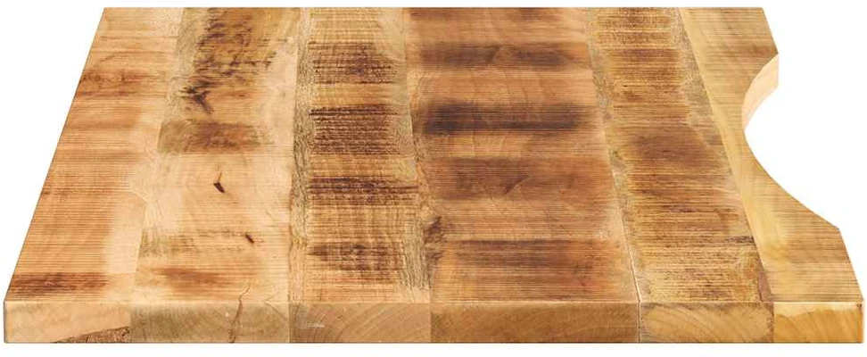 Rašomojo stalo stalviršis su linkiu, 110x60x2,5 cm, mango