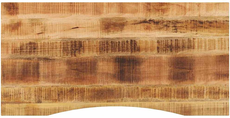 Rašomojo stalo stalviršis su linkiu, 110x60x2,5 cm, mango