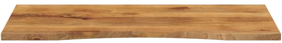 Rašomojo stalo stalviršis su linkiu, 110x60x2,5 cm, mango