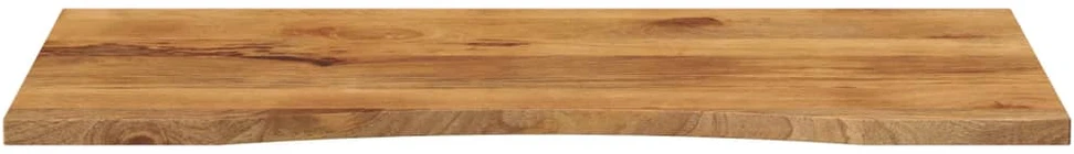 Rašomojo stalo stalviršis su linkiu, 120x50x2,5 cm, mango