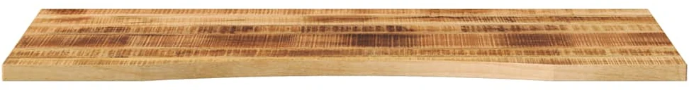 Rašomojo stalo stalviršis su linkiu, 140x50x2,5 cm, mango