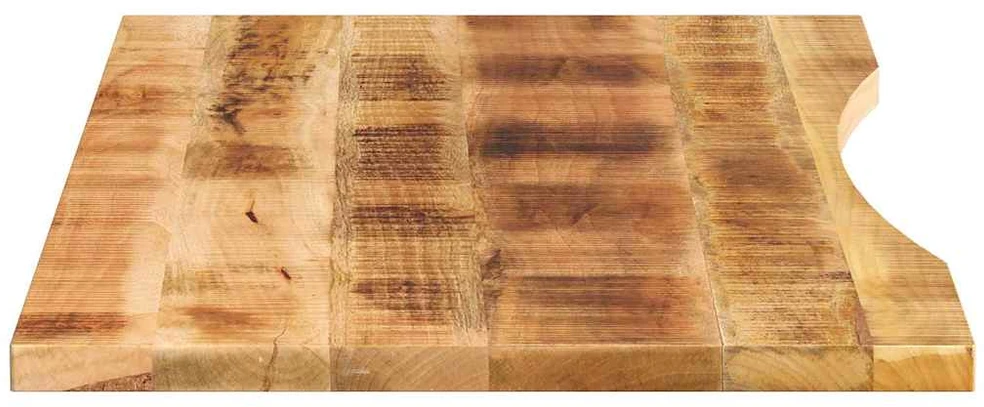 Rašomojo stalo stalviršis su linkiu, 140x50x2,5 cm, mango