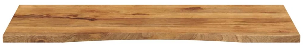 Rašomojo stalo stalviršis su linkiu, 140x50x2,5 cm, mango