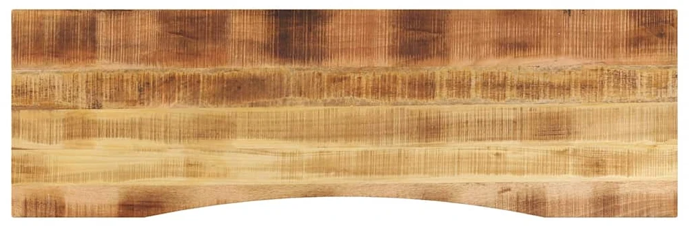 Rašomojo stalo stalviršis su linkiu, 160x50x2,5 cm, mango