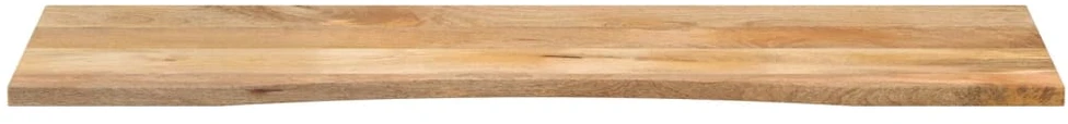 Rašomojo stalo stalviršis su linkiu, 160x50x2,5 cm, mango