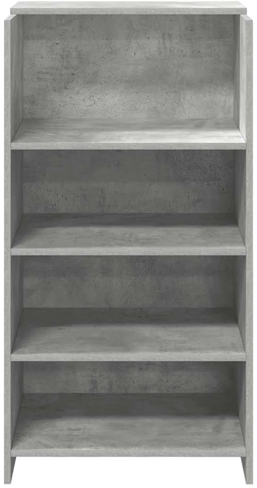 Registratūra, betono pilkas, 55x50x103,5 cm, apdirbta mediena