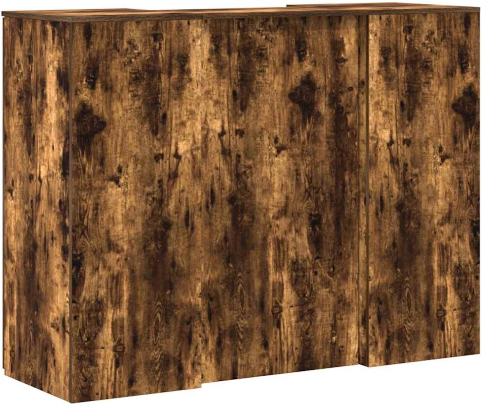 Registratūra, dūminio ąžuolo, 135x50x103,5 cm, apdirbta mediena