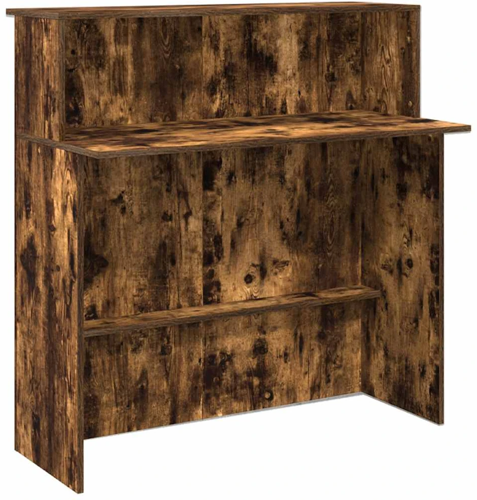 Registratūra, dūminio ąžuolo, 180x50x103,5 cm, apdirbta mediena