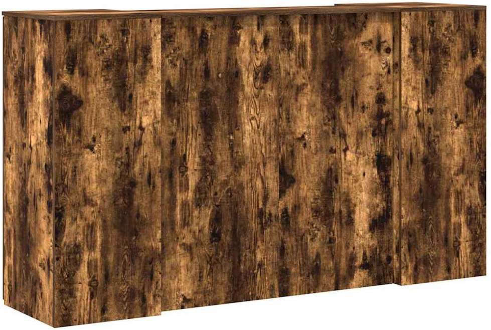 Registratūra, dūminio ąžuolo, 180x50x103,5 cm, apdirbta mediena