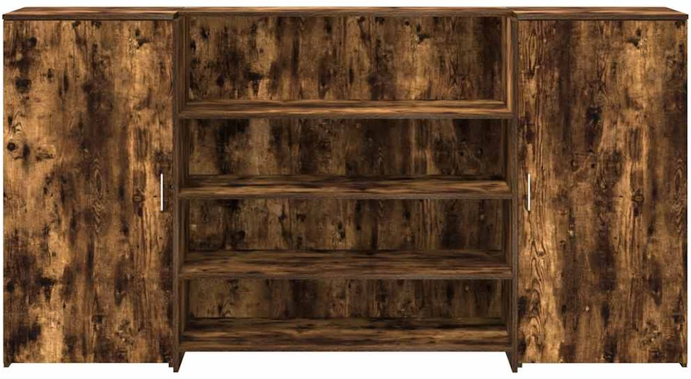 Registratūra, dūminio ąžuolo, 200x50x103,5 cm, apdirbta mediena