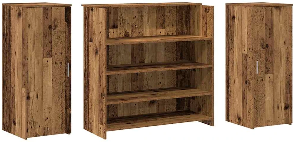 Registratūra, medienos, 180x50x103,5 cm, apdirbta mediena