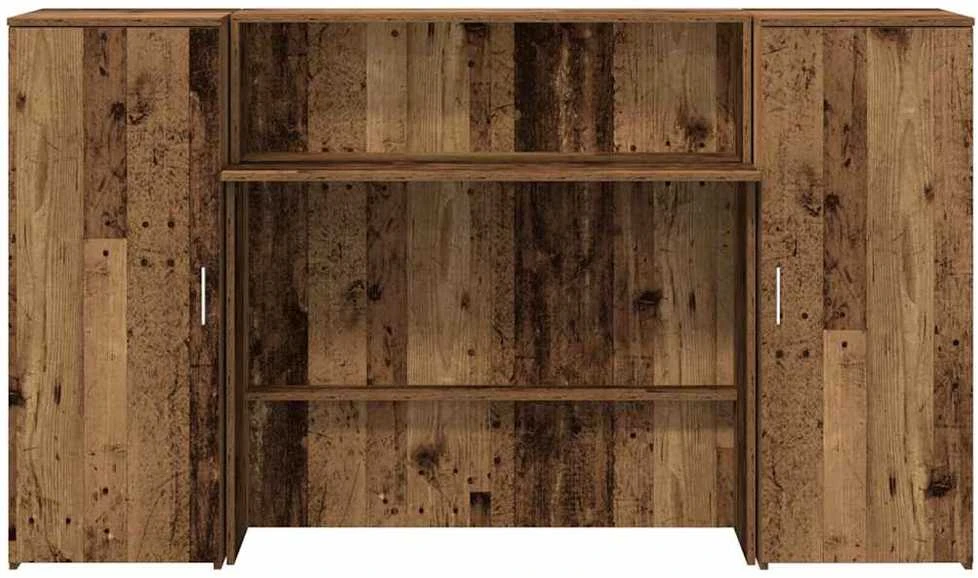 Registratūra, medienos, 180x50x103,5 cm, apdirbta mediena