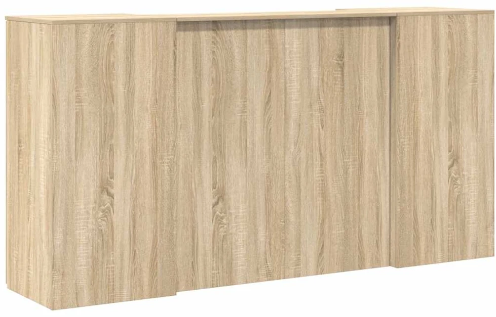 Registratūra, sonoma ąžuolo, 200x50x103,5 cm, apdirbta mediena