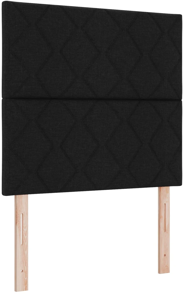 Reguliuojama lova su čiužiniu Juoda 80 x 200 cm Audinys