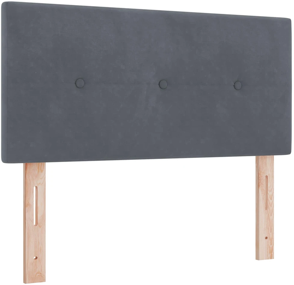 Reguliuojama lova su čiužiniu Tamsiai pilka 120 x 200 cm