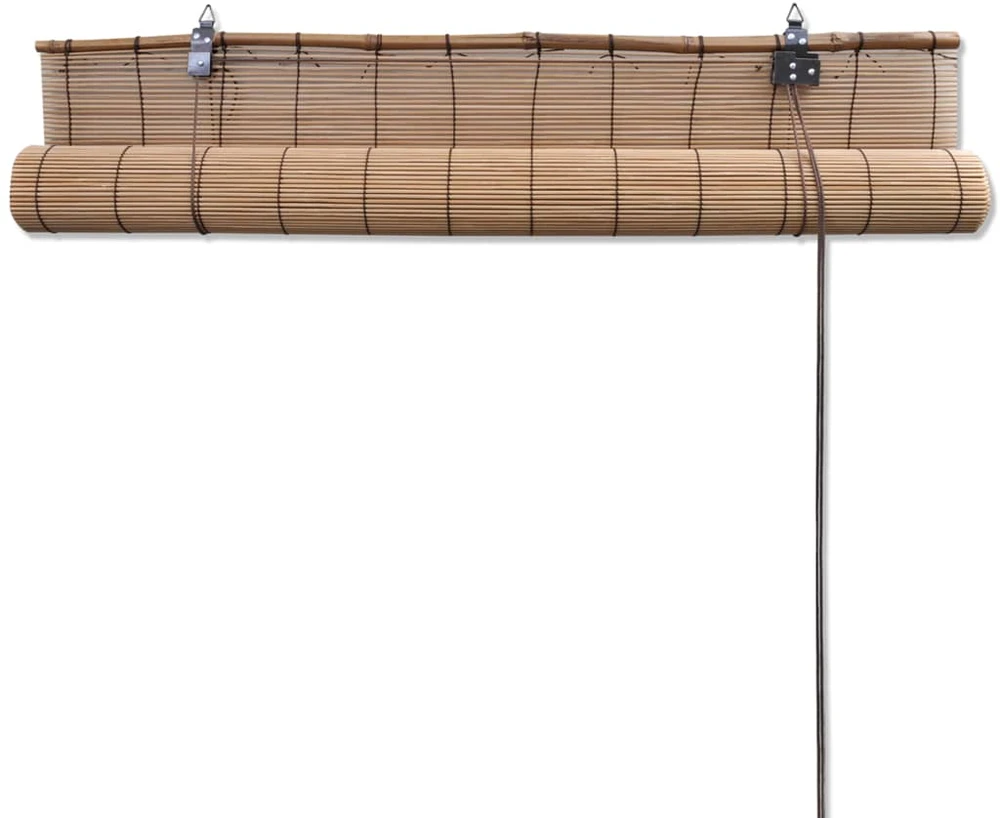 Roletas, rudos spalvos, 80x220cm, bambukas