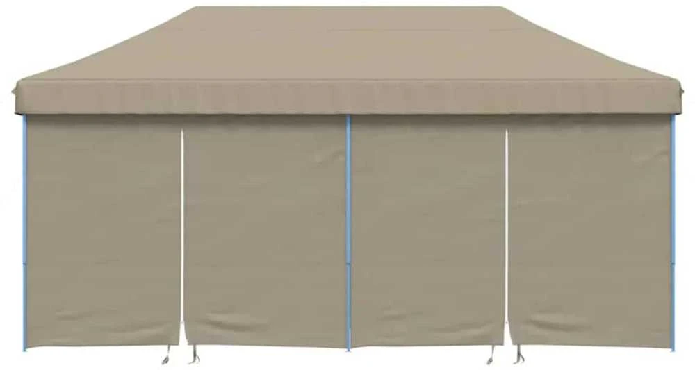 Proginė palapinė su šoninėmis sienomis, žalia, 4x9m, 90g/m²