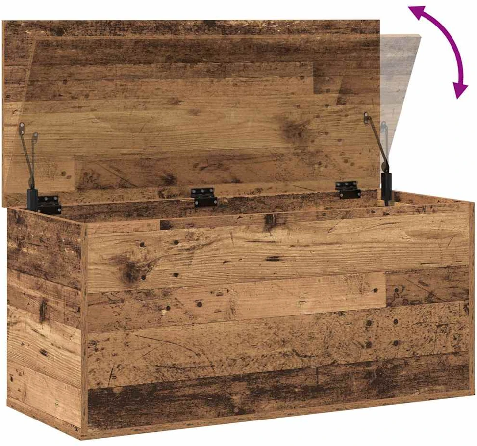 Saugojimo dėžė Sena mediena 100 x 42 x 46 cm Apdirbta mediena