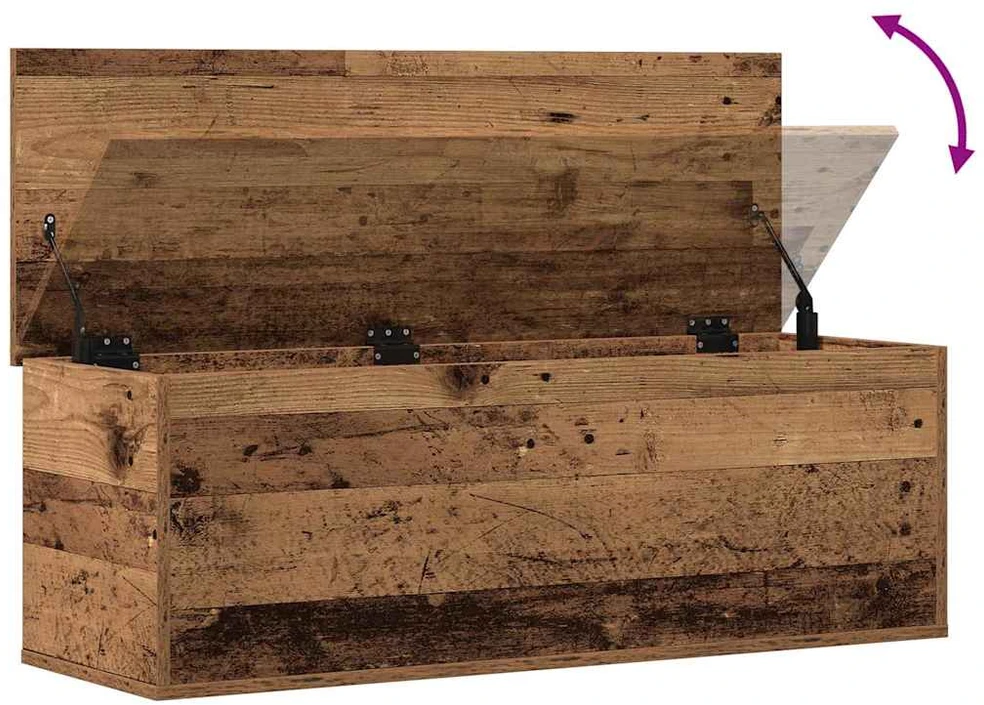Saugojimo dėžė Senovinis medis 102 x 35 x 35 cm