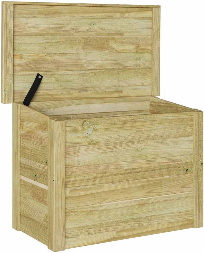 Saugojimo dėžė Impregnuota pušies mediena 80 x 44,5 x 57,5 cm