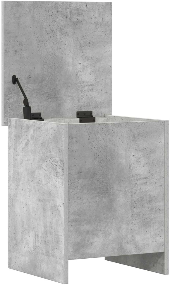 Saugojimo Krepšys Betono pilka 40 x 40 x 50 cm Apdirbta mediena