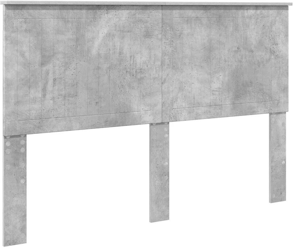 Saugos lova Betono pilka 150 x 200 cm Apdirbta mediena