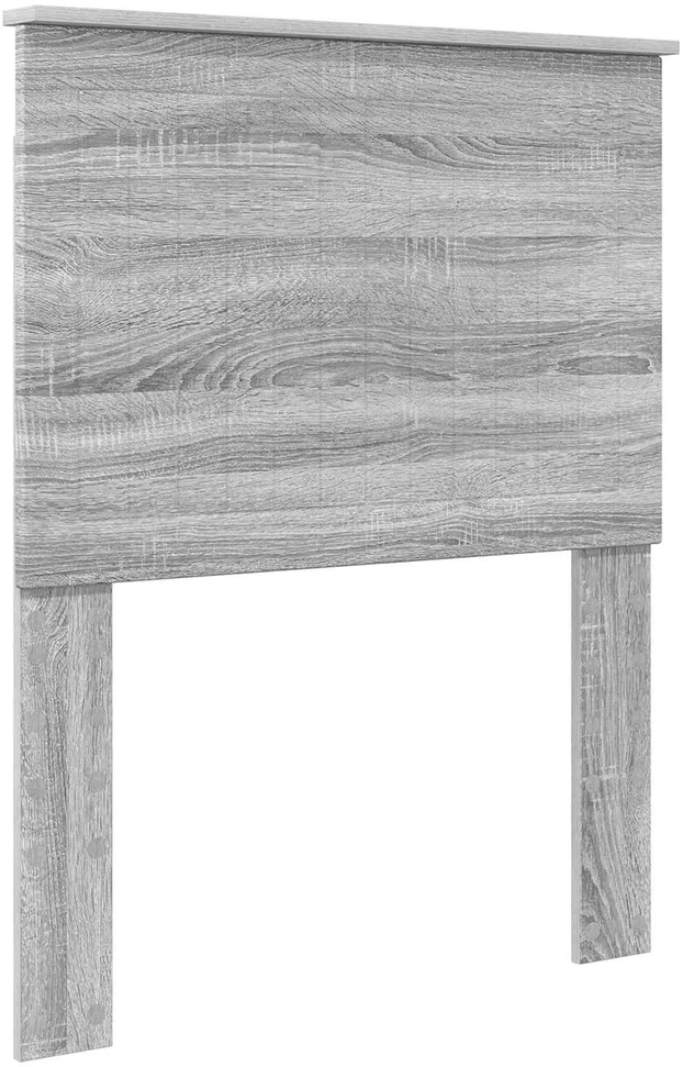 Saugos lova Pilkas Sonoma 75 x 190 cm Apdirbta mediena