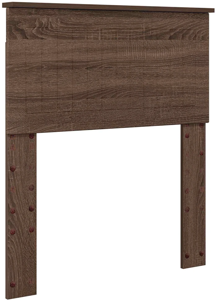 Saugos lova Rudas ąžuolas 75 x 190 cm Apdirbta mediena