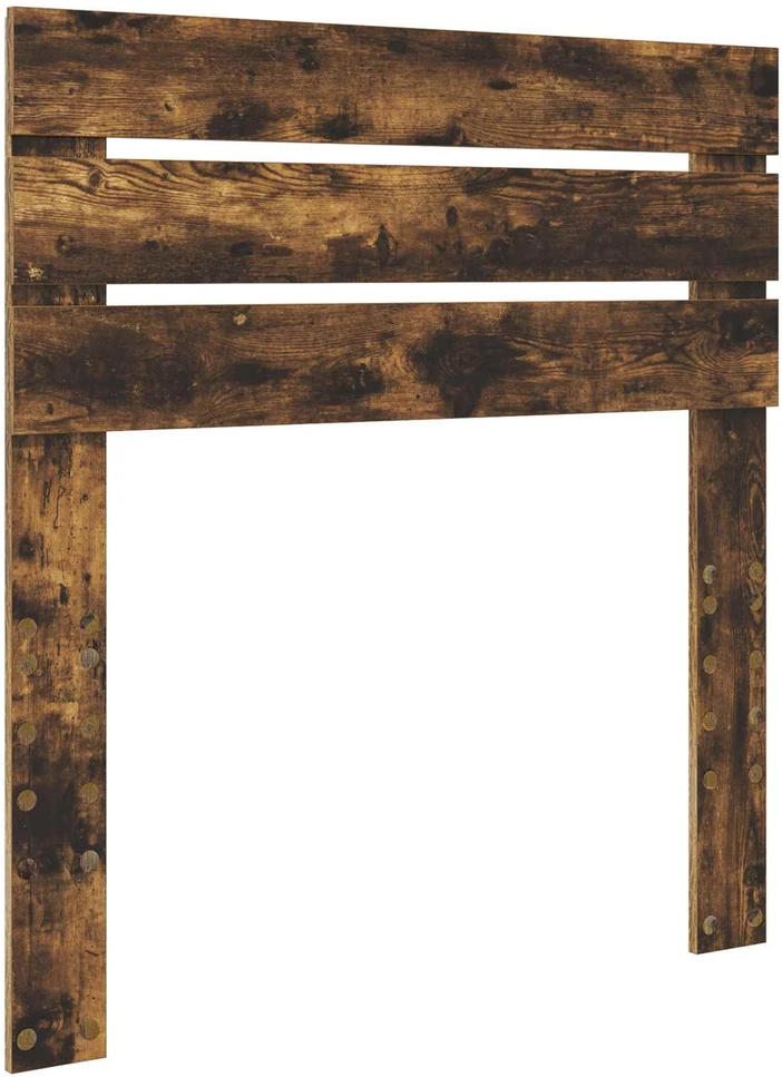 Saugos lova Rūkyta ąžuolas 100 x 200 cm Apdirbta mediena
