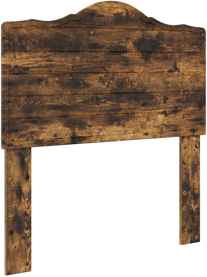 Saugos lova Rūkyta ąžuolas 100 x 200 cm Apdirbta mediena