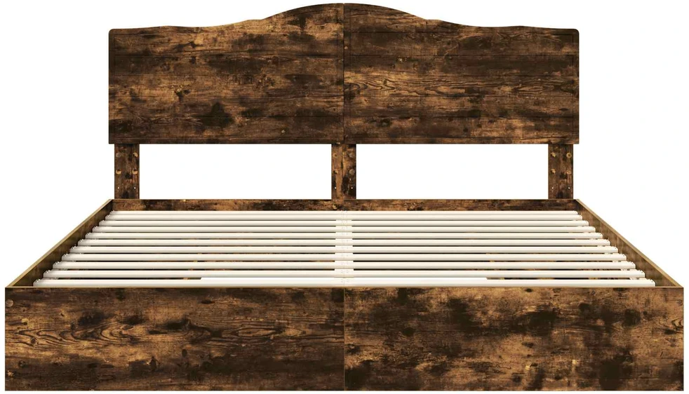 Saugos lova Rūkyta ąžuolas 180 x 200 cm Apdirbta mediena
