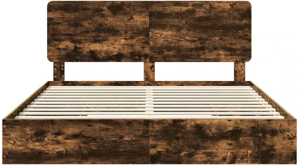 Saugos lova Rūkyta ąžuolas 180 x 200 cm Apdirbta mediena