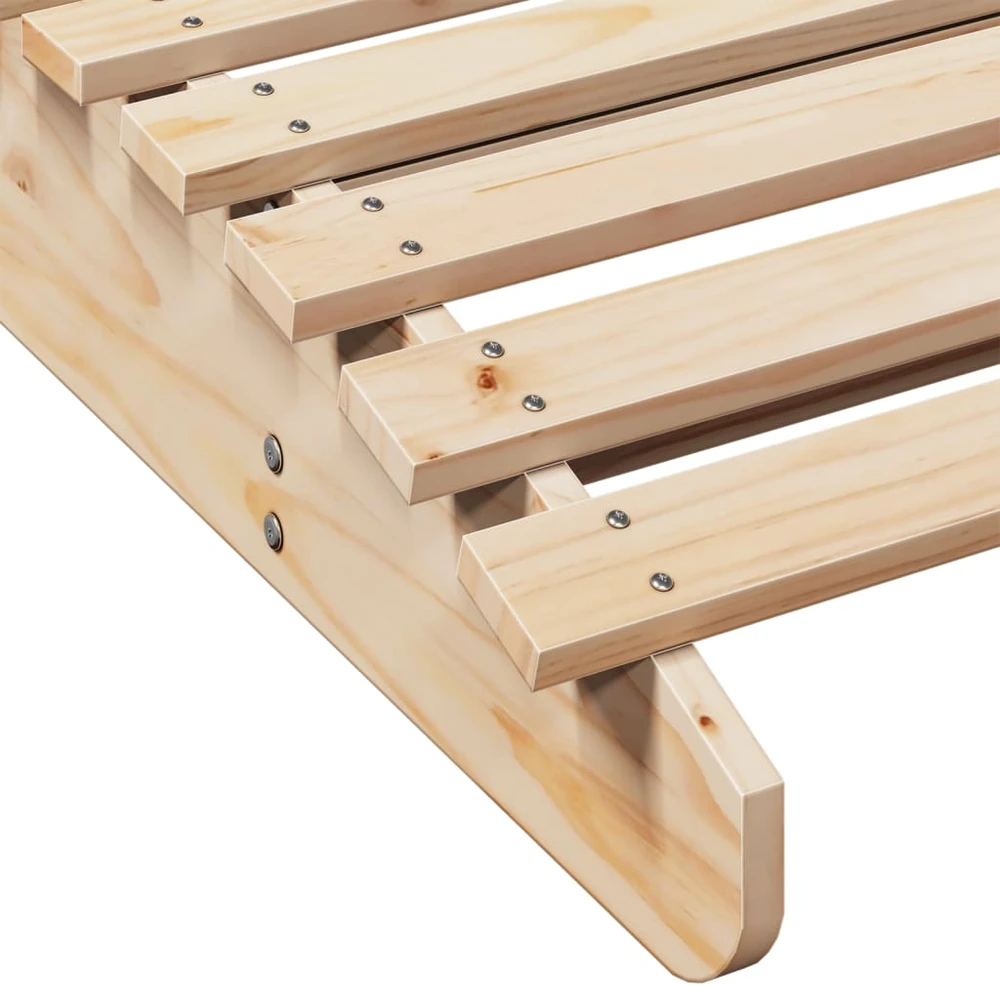 Sofa Saulės gultai, 2vnt., 205x60x31,5cm, pušies medienos masyvas